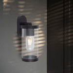 V-TAC Facade lampram med 1xE27 LED-lampa (glödlampa ingår ej), svart, IP44