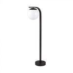 V-TAC surface-mounted luminaire 1xE27 LED bulb (bulb not included), matt black, IP44