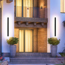 10W(1250Lm) LED linear facade light with built-in LED, V-TC, IP65, 510*60*50mm, black, warm white light 3000K