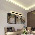 23W(2875Lm) LED lineārs  fasādes gaismeklis ar iebūvētu LED, V-TC, IP65, 1410*60*50mm, antracīta, neitrāli balta gaisma 4000K