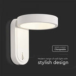 5W(600Lm) LED facade light with built-in LED, V-TAC, IP65, white, 3000+4000K
