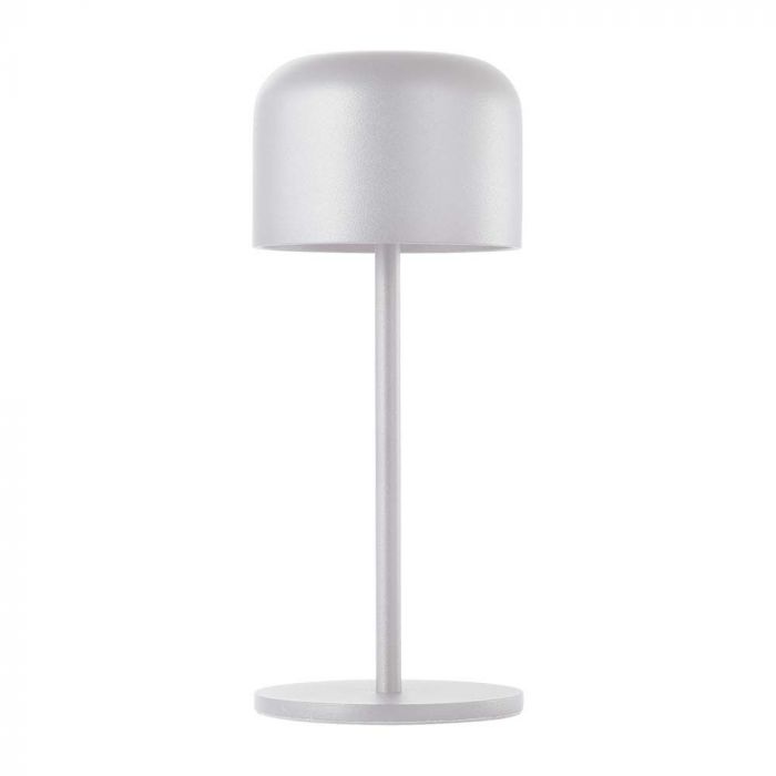 1,5W(150Lm) LED-bordslampa, V-TAC, IP54, DC:5V, 1A-2A 2000mAh, vit, 2700K+5700K,