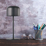 1.5W(150Lm) table lamp with built-in LED, V-TAC, IP54, 2000mAh Lithium battery, DC:5V, 1A-2A,, black, 2700K+5700K,