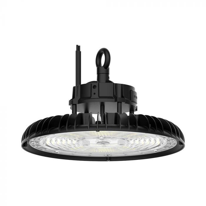 200W(27000Lm) 160Lm)W LED UFO laovalgusti 3IN1, IP65, IK08, must, 5 aasta garantii, D(2021)