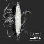 200W(27000Lm) 160Lm)W LED UFO noliktavas gaismeklis 3IN1, IP65, IK08, melns, garantija 5 gadi, D(2021)