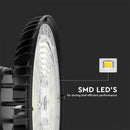 200W(27000Lm) 160Lm)W LED UFO Warehouse Luminaire 3IN1, IP65, IK08, черный, гарантия 5 лет, D(2021)