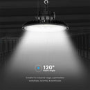 200W(27000Lm) 160Lm)W LED UFO Warehouse Luminaire 3IN1, IP65, IK08, черный, гарантия 5 лет, D(2021)