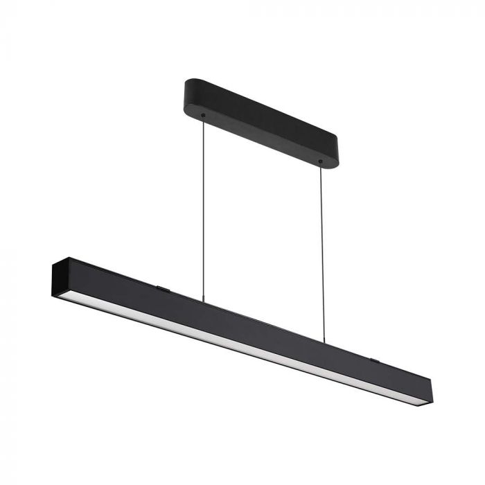 40W(3400Lm) LED V-TAC SAMSUNG lineaarne valgusti, IP20, must, 3IN1