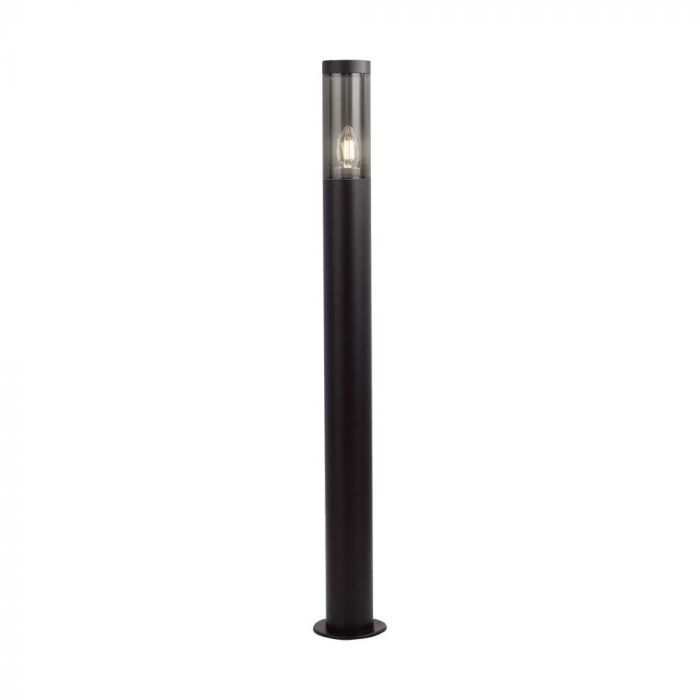 LED utanpåliggande armatur med 1xE27 LED-lampa (glödlampa ingår ej), svart, IP44
