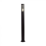 LED utanpåliggande armatur med 1xE27 LED-lampa (glödlampa ingår ej), svart, IP44