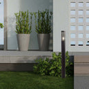 LED surface-mounted luminaire with 1xE27 LED bulb (bulb not included), black, IP44