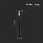 LED utanpåliggande armatur med 1xE27 LED-lampa (glödlampa ingår ej), svart, IP44