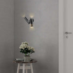 6W(620Lm) LED divvirzienu fasādes/sienas gaismeklis, V-TAC, IP44, melns, neitrāli balta gaisma 4000K