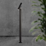4W(390Lm) LED uz virsmas montējama dārza lampa, V-TAC, IP44, melns, silti balta gaisma 3000K