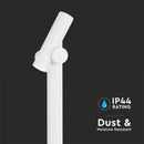 4W(390Lm) LED Utanpåliggande trädgårdslampa, V-TAC, IP44, vit, varmvitt ljus 3000K