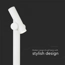 4W(390Lm) LED Utanpåliggande trädgårdslampa, V-TAC, IP44, vit, varmvitt ljus 3000K