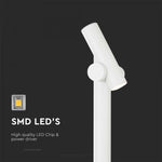 4W(390Lm) LED Utanpåliggande trädgårdslampa, V-TAC, IP44, vit, varmvitt ljus 3000K
