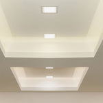 6W(660Lm) LED paneel süvistatav ruut, V-TAC, IP20, valge, 120x120x28,4mm, sisseehitatud suurus 92mm, külmvalge valgus 6500K