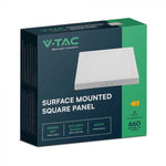6W (660Lm) LED-paneel, IP20, V-TAC, valge, neutraalne valge 4000K