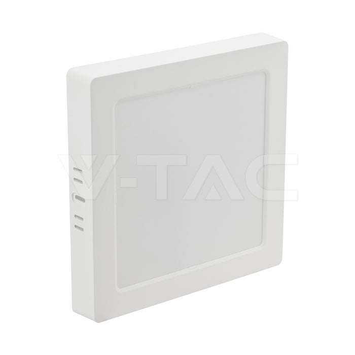 6W(630Lm) LED kvadrātveida virsapmetuma panelis, V-TAC VT-60006CCT, CREE SMD, 105Lm/W, IP20, balts, 120,8x120,8x30,7mm, 120°, 6 gadu garantija, 3in1 gaisma 3000K/4000K/6500K