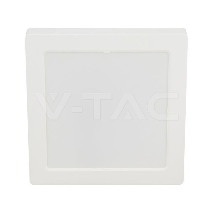 6W(630Lm) LED kvadrātveida virsapmetuma panelis, V-TAC VT-60006CCT, CREE SMD, 105Lm/W, IP20, balts, 120,8x120,8x30,7mm, 120°, 6 gadu garantija, 3in1 gaisma 3000K/4000K/6500K