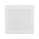 6W(630Lm) LED kvadrātveida virsapmetuma panelis, V-TAC VT-60006CCT, CREE SMD, 105Lm/W, IP20, balts, 120,8x120,8x30,7mm, 120°, 6 gadu garantija, 3in1 gaisma 3000K/4000K/6500K