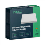12W (1200Lm) LED pinnapealne paneel, V-TAC, IP20, ruudukujuline, valge, 6500K SQ