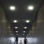 18W (1980Lm) LED pinnapaneel, V-TAC, IP44, kandiline, valge, soe valge valgus 3000K SQ