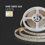 Hind 1m_21W(2340Lm) 24V LED ribale, V-TAC, veekindel IP20,3IN1 CCT hind