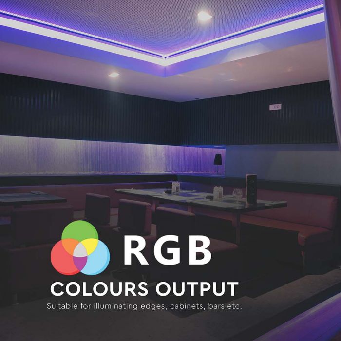 Cena par 1m_12W 24V LED lente,SMD3535, 8mm, V-TAC, ūdensnedroša IP20, RGB