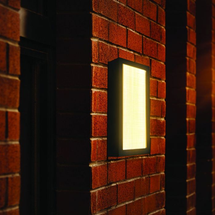 20W(2300Lm) LED Facade light, V-TAC, IP65, black, warm white light 3000K