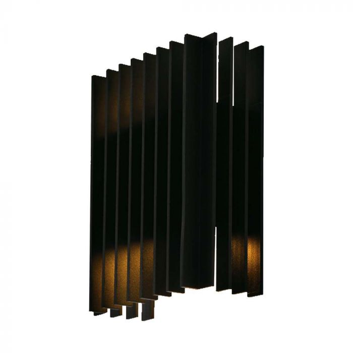 12W(1250Lm) LED Facade light, V-TAC, IP65, black, neutral white light 4000K