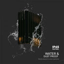 12W(1250Lm) LED Fasādes gaismeklis, V-TAC, IP65, melns, neitrāli balta gaisma 4000K