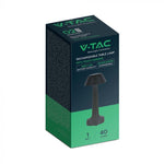1W(40Lm) LED galda lampa, V-TAC, IP20, melna, 3IN1