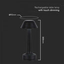 1W(40Lm) LED table lamp, V-TAC, IP20, black, 3IN1
