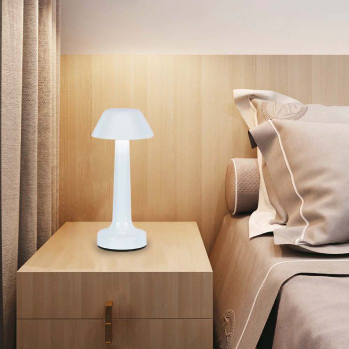 1W(40Lm) LED-bordslampa, V-TAC, IP20, vit, 3IN1