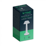 1W(40Lm) LED-bordslampa, V-TAC, IP20, vit, 3IN1