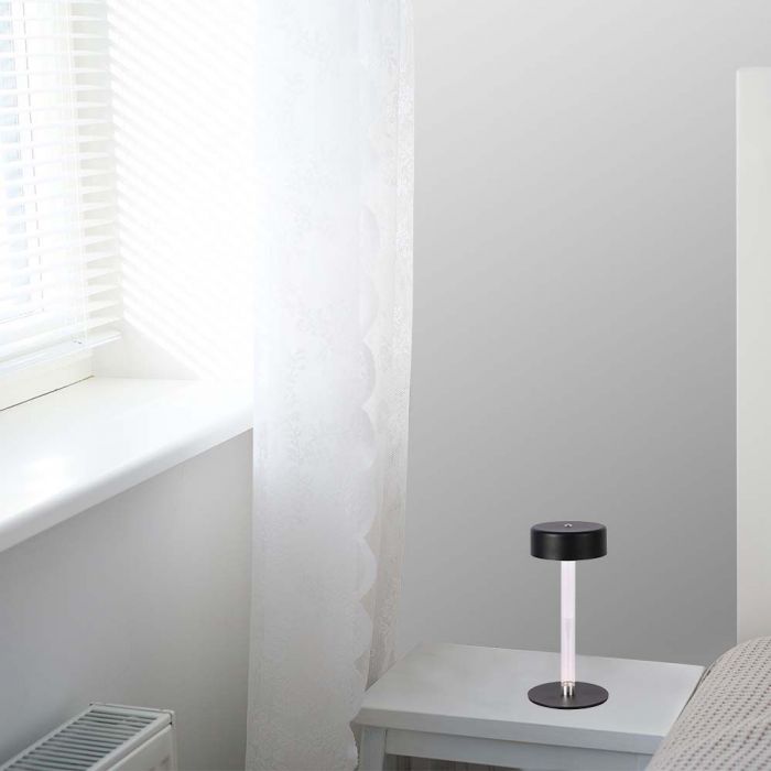 3W(210Lm) LED galda lampa, V-TAC, IP20, melna, 3IN1