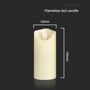 LED candle-shaped table lamp, 53x110MM 2xAA battery, warm white light 2700K
