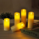 LED candle-shaped table lamp, 53x150MM 2xAA battery, warm white light 2700K