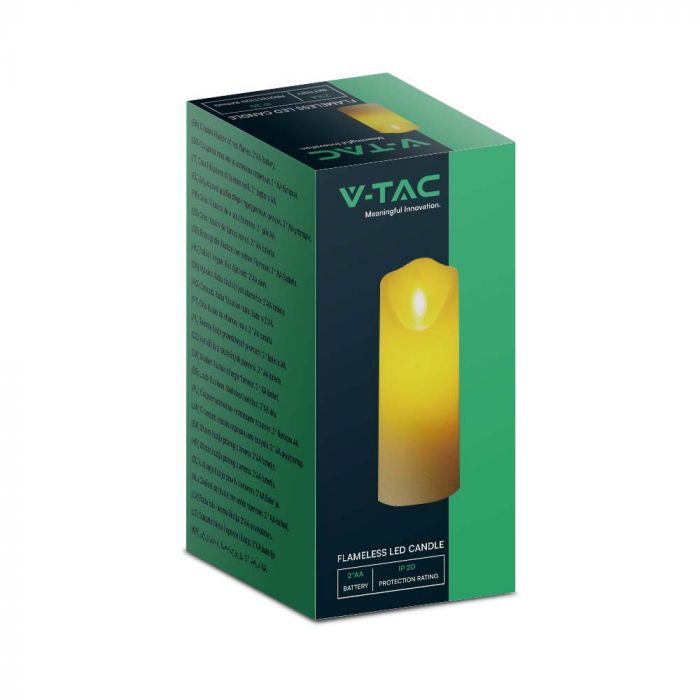 LED-ljusformad bordslampa, 53x150MM 2xAA batteri, varmvitt ljus 2700K