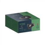 28W(2500Lm) COB LED recessed ceiling luminaire, V-TAC, IP20, black, 3IN1