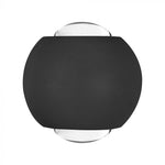 Фасадный светильник 2W(200Lm) COB LED, V-TA, IP54, черный, теплый белый свет 3000K