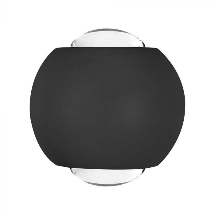 Фасадный светильник 2W(200Lm) COB LED, V-TA, IP54, черный, теплый белый свет 3000K