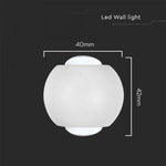 2W(200Lm) COB LED Fasādes gaismeklis, V-TA, IP54, balts, neitrāli balta gaisma 4000K