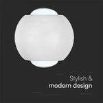 2W(200Lm) COB LED Fasādes gaismeklis, V-TA, IP54, balts, neitrāli balta gaisma 4000K