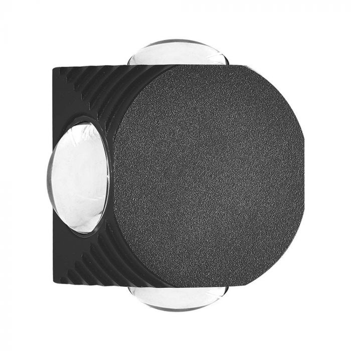 4W(390Lm) COB LED Facade luminaire, V-TAC, IP54, black, warm white light 3000K