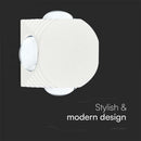 Фасадный светильник 4W(390Lm) COB LED, V-TAC, IP54, белый 4000K