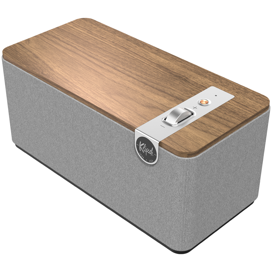 Klipsch The One Plus 2.1 Bluetooth skaļrunis, 60 W, Bluetooth 5.3, USB-C, 3,5 mm audio ieeja, riekstkoka apdare