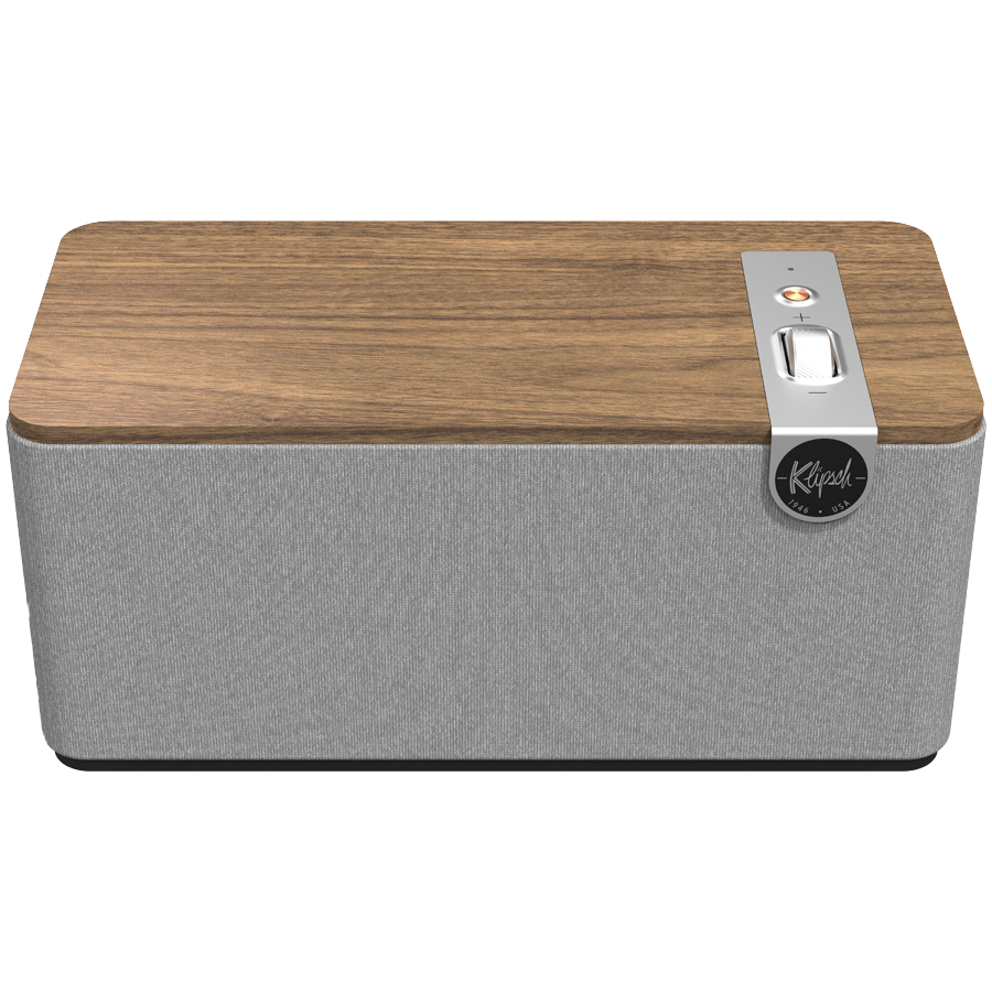 Klipsch The One Plus 2.1 Bluetooth skaļrunis, 60 W, Bluetooth 5.3, USB-C, 3,5 mm audio ieeja, riekstkoka apdare